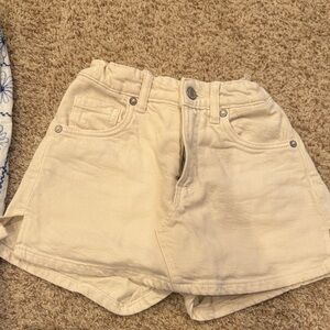Zara Kids Cream Skorts